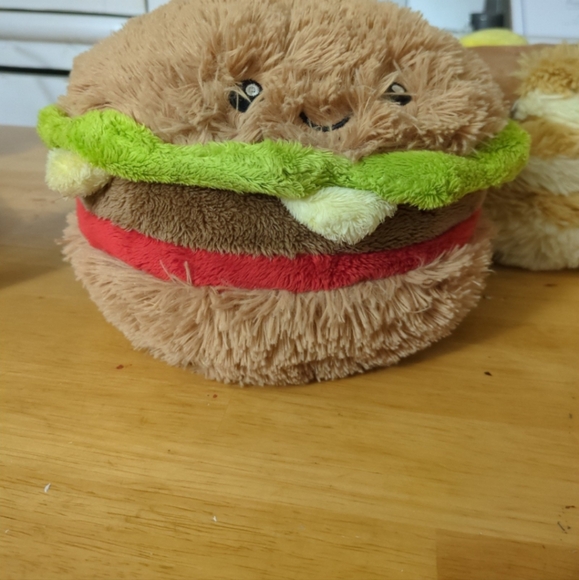 Squishable hamburger and pancake stack bundle - Picture 2 of 5